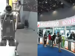 Galgotias University robotic dog Orion